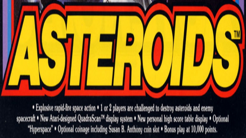 Asteroids - Gameplay (1979 rok)